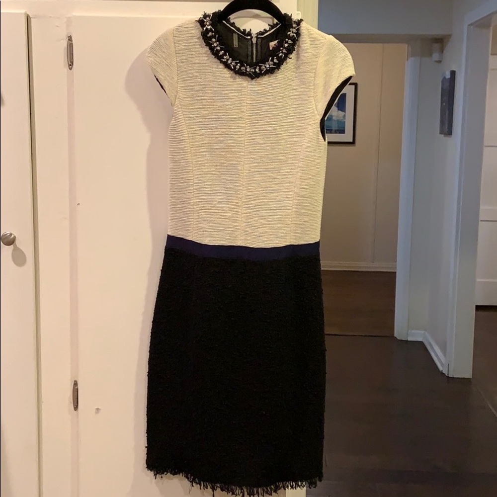 Beautiful Rebecca Taylor black and cream dress